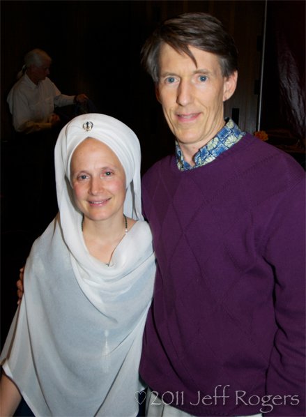 Jeff Rogers with Snatam Kaur in Seattle