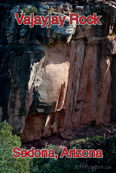 Vajayjay Rock in Sedona, Arizona